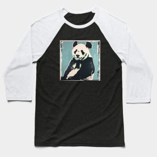 Panda bear in retro vintage aesthetic Baseball T-Shirt